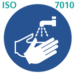 手を洗うこと（ISO 7010）