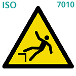 転落/落下（ISO 7010)